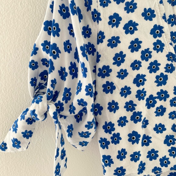 ASOS blue flowers summer dress. Maternity - Picture 4 of 5